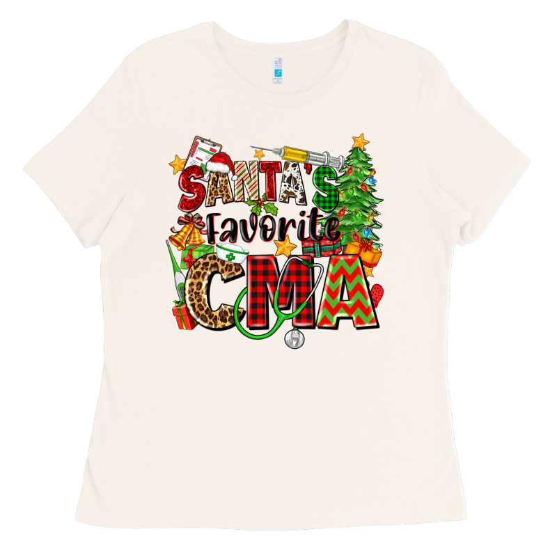 Santa's Favorite Cma Ladies Tee by Zillion Design Studio | Teevron