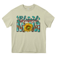 Mossy western blessed mom with sunflower Heavy Core Tee - texasbilliewilder