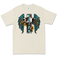 Bone western wings cross Premium Tee - RanaPortraitStore