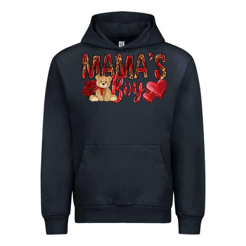 Mamas Boy With Leopard Mother's Day Urban Hoodie by HowdyJamesFarm | Teevron