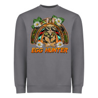 Storm easter egg hunter  rabbit rainbow Heavyweight Sweatshirt - BarkalooDesign