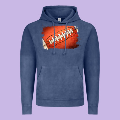 American Football Brushstroke Vintage Hoodie Designed By Ranaportraitstore