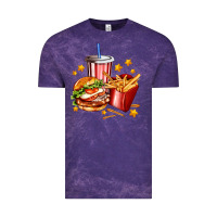 Hamburger Potatoes And Coke Vintage Tee | Teevron