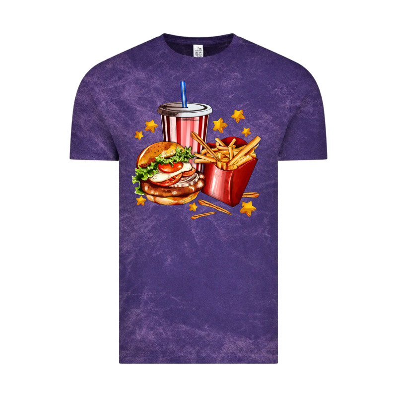 Hamburger Potatoes And Coke Vintage Tee by AdoDesignShop | Teevron