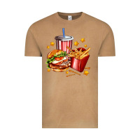 Vintage Camel hamburger potatoes and coke Vintage Tee - AdoDesignShop