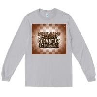 Moon Dust educated motivated elevated melanated Long Sleeve Tee - MaliasSmallBusiness