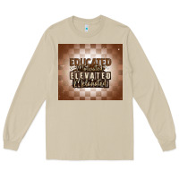 Mushroom educated motivated elevated melanated Long Sleeve Tee - MaliasSmallBusiness