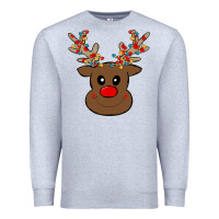 Heather Grey Rudolph Premium Sweatshirt - Bettercallsaul