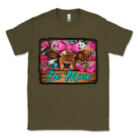 Army Green be mine valentine's day cow Classic Tee - Jasminsmagicworld