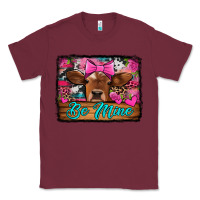 Burgundy be mine valentine's day cow Classic Tee - Jasminsmagicworld