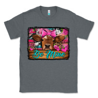 Charcoal Heather be mine valentine's day cow Classic Tee - Jasminsmagicworld