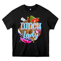 Black western lunch lady Heavy Core Tee - BarkalooDesign