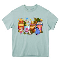 Arona cartoon characters coffee cups Heavy Core Tee - Zillion Design Studio