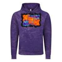Cloud Purple halloween bat background Vintage Hoodie - BundleAndBundleShop