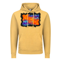 Vintage Mustard halloween bat background Vintage Hoodie - BundleAndBundleShop