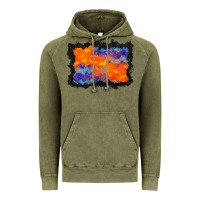 Vintage Olive halloween bat background Vintage Hoodie - BundleAndBundleShop
