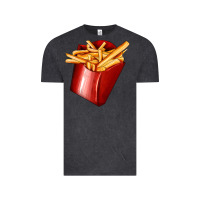 Vintage Black french fries Vintage Tee - AdoDesignShop