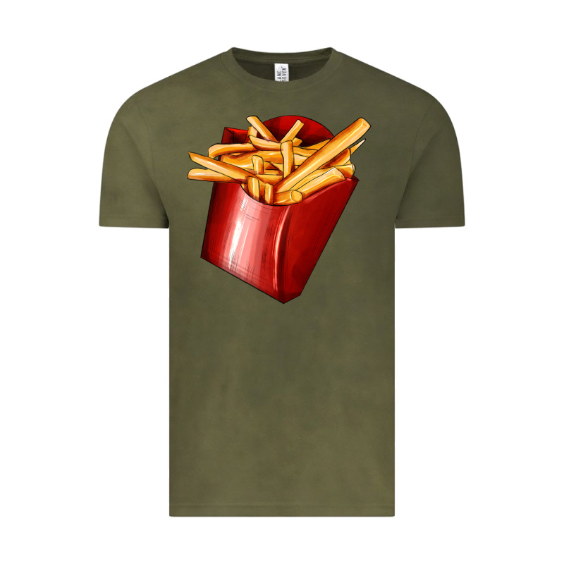 French Fries Vintage Tee by AdoDesignShop | Teevron