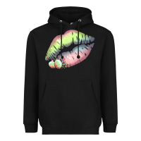 Black Pastel Color Easter Lips Heavyweight Hoodie - Bettercallsaul
