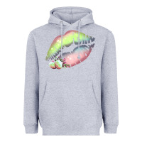 Heather Grey Pastel Color Easter Lips Heavyweight Hoodie - Bettercallsaul