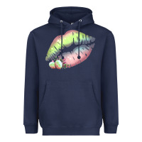 Navy Pastel Color Easter Lips Heavyweight Hoodie - Bettercallsaul