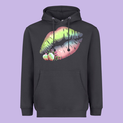 Pastel Color Easter Lips Heavyweight Hoodie Designed By Bettercallsaul