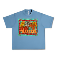 Pebble Blue pumpkin sunflower tumbler Urban Heavy Tee - AdoDesignShop