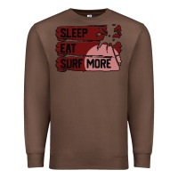 Chestnut surf, sleep, eat Premium Sweatshirt - Bettercallsaul