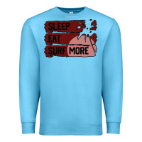 Ocean Blue surf, sleep, eat Premium Sweatshirt - Bettercallsaul