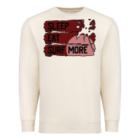 Sandshell surf, sleep, eat Premium Sweatshirt - Bettercallsaul