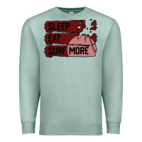 Seafoam surf, sleep, eat Premium Sweatshirt - Bettercallsaul