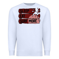 White surf, sleep, eat Premium Sweatshirt - Bettercallsaul