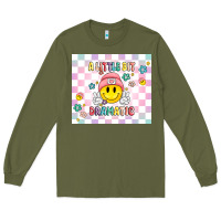 Army Green a little bit dramatic retro Long Sleeve Tee - MaliasSmallBusiness
