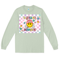 Matcha a little bit dramatic retro Long Sleeve Tee - MaliasSmallBusiness