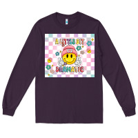 Plum a little bit dramatic retro Long Sleeve Tee - MaliasSmallBusiness