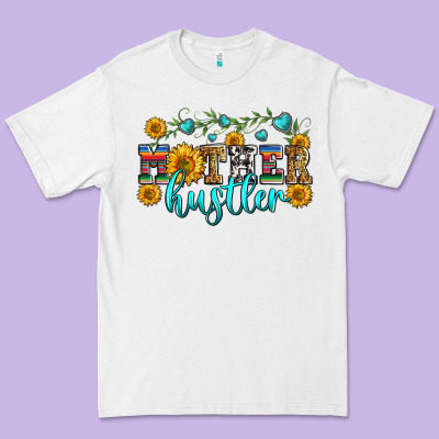 Mother Hustler Premium Tee Designed By Zillion Design Studio