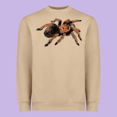 Mexican Red Knee Tarantula Heavyweight Sweatshirt Designed By Lillyallendesigns