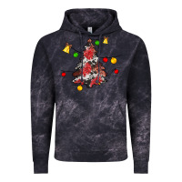 Cloud Black Christmas trees lights Vintage Hoodie - JahusDesignShop