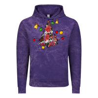 Cloud Purple Christmas trees lights Vintage Hoodie - JahusDesignShop