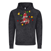 Vintage Black Christmas trees lights Vintage Hoodie - JahusDesignShop