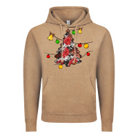 Vintage Coffee Christmas trees lights Vintage Hoodie - JahusDesignShop