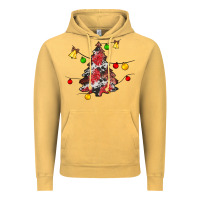 Vintage Mustard Christmas trees lights Vintage Hoodie - JahusDesignShop