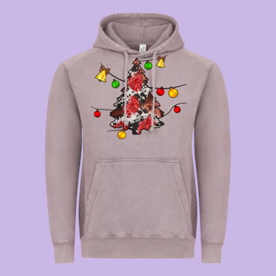 Christmas Trees Lights Vintage Hoodie Designed By Jahusdesignshop