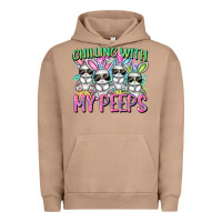 Pigment Burro Chilling with my peeps Easter bunnies Urban Hoodie - CowGirlArtShop