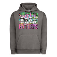 Pigment Tornado Chilling with my peeps Easter bunnies Urban Hoodie - CowGirlArtShop