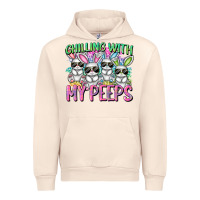 Sandshell Chilling with my peeps Easter bunnies Urban Hoodie - CowGirlArtShop