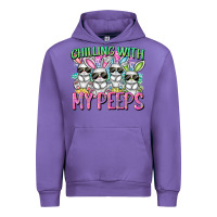Tulip Chilling with my peeps Easter bunnies Urban Hoodie - CowGirlArtShop