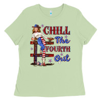 Matcha chill the fourth out 4th july Ladies Tee - texasbilliewilder