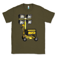Army Green Towable Light Towers Classic Tee - LillyAllenDesigns
