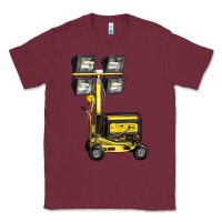 Burgundy Towable Light Towers Classic Tee - LillyAllenDesigns